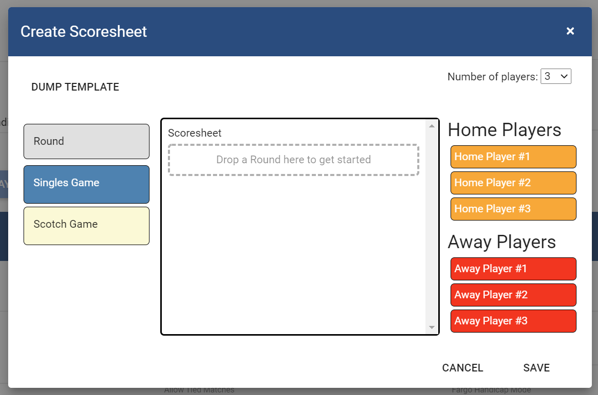 Create Scoresheet